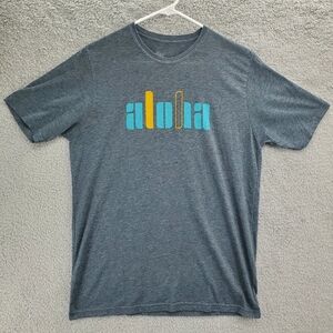 Linksoul The Kahuku Lite Tee Aloha T Shirt Mens Medium Golf